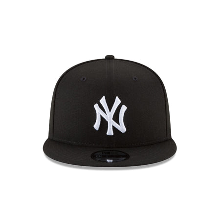 New York Yankees Basic Black and White 9FIFTY Snapback Hat