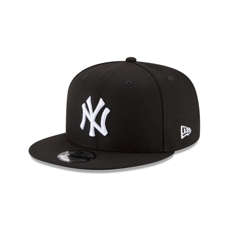 New York Yankees Basic Black and White 9FIFTY Snapback Hat