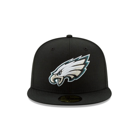 Philadelphia Eagles Black 59FIFTY Fitted Hat