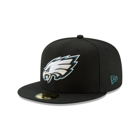 Philadelphia Eagles Black 59FIFTY Fitted Hat