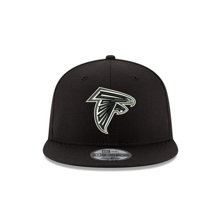 Atlanta Falcons Black and White 9FIFTY Snapback Hat