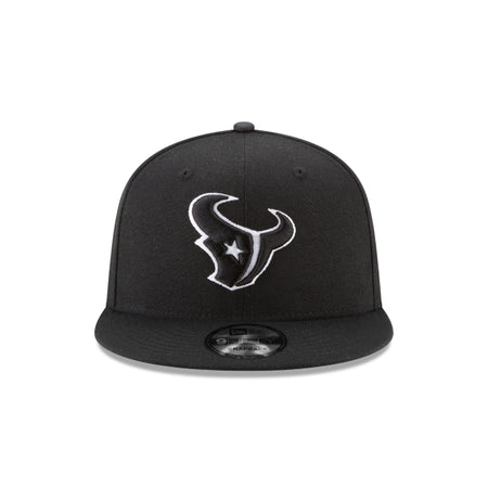 Houston Texans Black and White 9FIFTY Snapback Hat