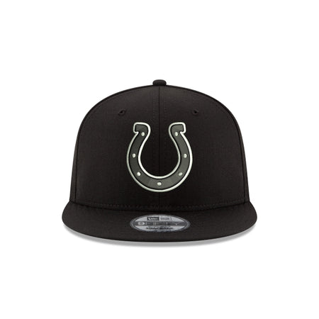 Indianapolis Colts Black and White 9FIFTY Snapback Hat