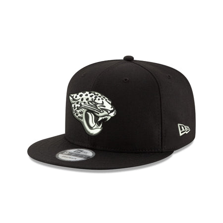 Jacksonville Jaguars Black and White 9FIFTY Snapback Hat