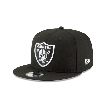 Las Vegas Raiders Black and White 9FIFTY Snapback Hat