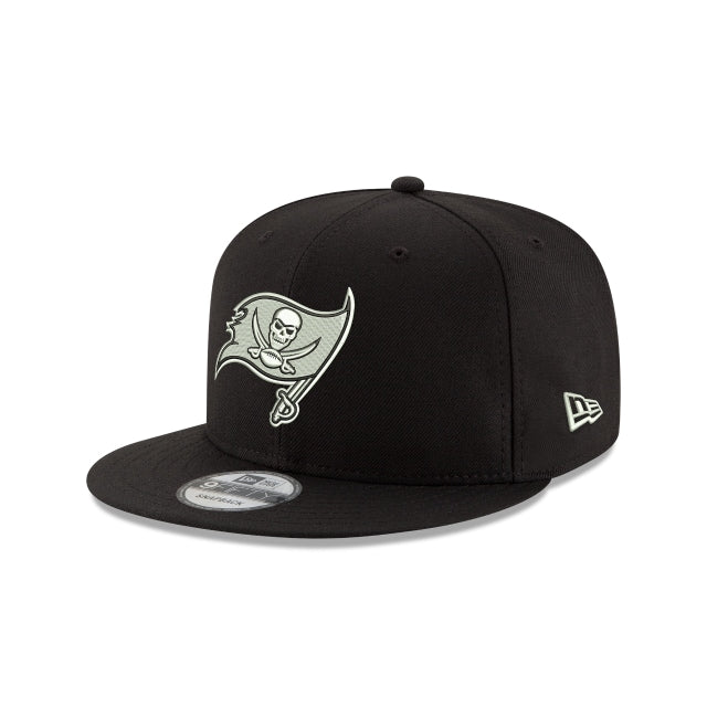 Tampa Bay Buccaneers Black and White 9FIFTY Snapback Hat – New Era Cap