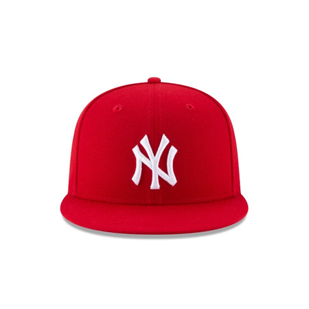 New York Yankees Basic Scarlet 9FIFTY Snapback Hat