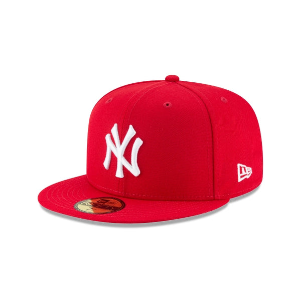 New York Yankees Scarlet Basic 59FIFTY Fitted Hat – New Era Cap