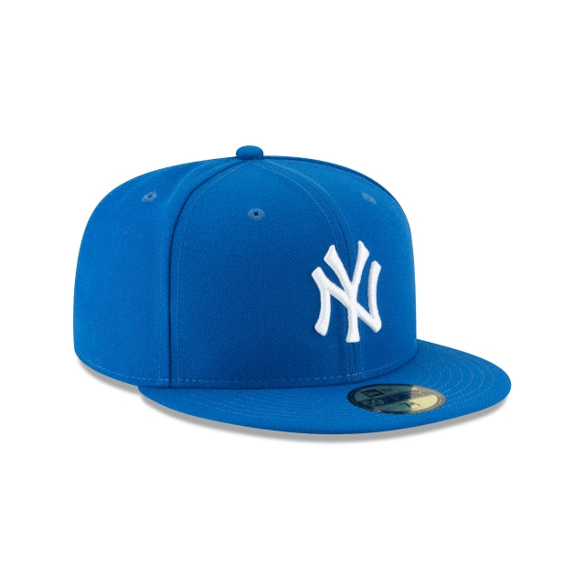 New York Yankees Basic Fitted Hat 59FIFTY – Blue New Era Cap