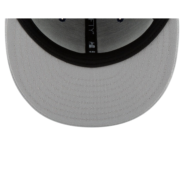 New York Yankees Gray Basic 59FIFTY Fitted Hat