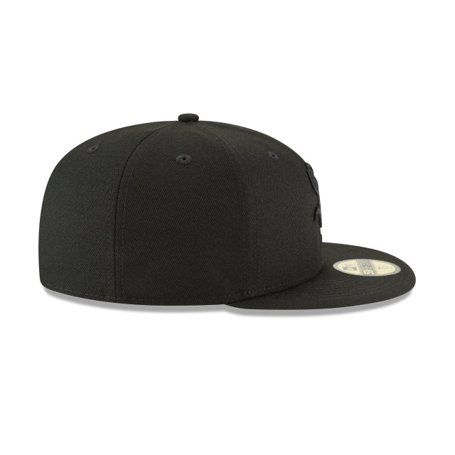 Men's New Era Black Louisville Cardinals Primary Team Logo Basic 59FIFTY  Fitted Hat