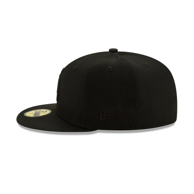 San Diego Padres Basic Black On Black 59fifty Fitted Hat – New Era Cap