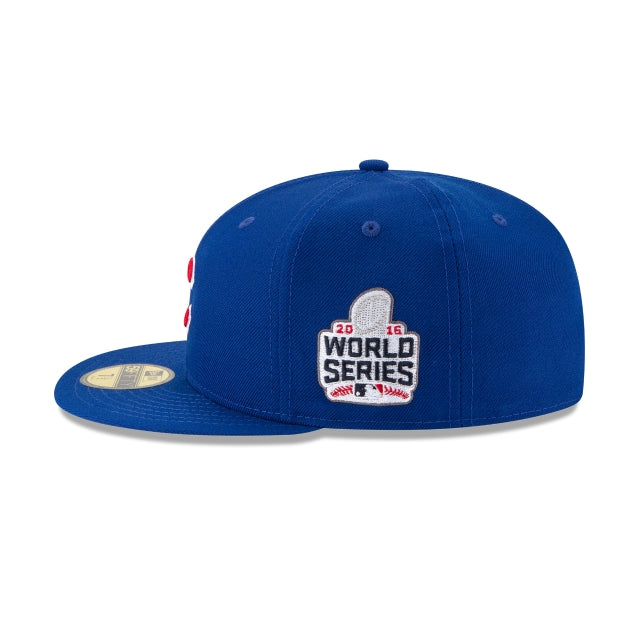 Chicago Cubs World Series Side Patch 59FIFTY Fitted Hat