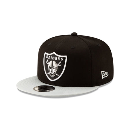 Las Vegas Raiders Two Tone Black 9FIFTY Snapback Hat