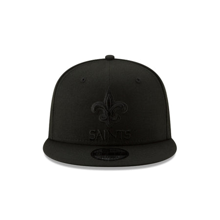 New Orleans Saints Basic Black On Black 9FIFTY Snapback Hat