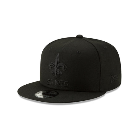 New Orleans Saints Basic Black On Black 9FIFTY Snapback Hat