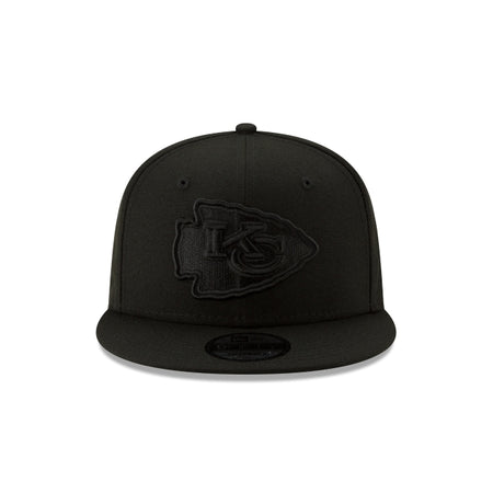 Kansas City Chiefs Basic Black On Black 9FIFTY Snapback Hat