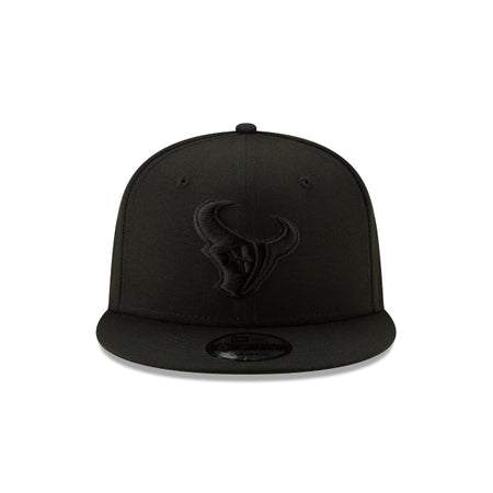 Houston Texans Basic Black On Black 9FIFTY Snapback Hat