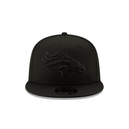 Denver Broncos Basic Black On Black 9FIFTY Snapback Hat