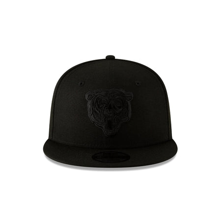 Chicago Bears Basic Black On Black 9FIFTY Snapback Hat