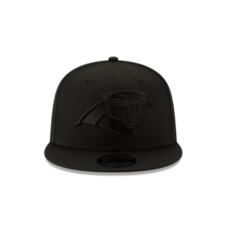 Carolina Panthers Basic Black On Black 9FIFTY Snapback Hat