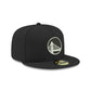 Golden State Warriors Black & White 59FIFTY Fitted Hat