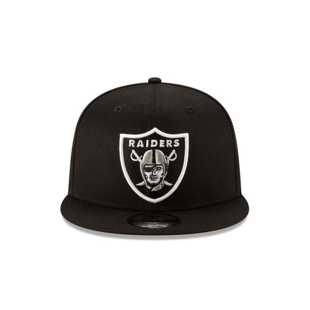 Las Vegas Raiders Basic Black 9FIFTY Snapback Hat