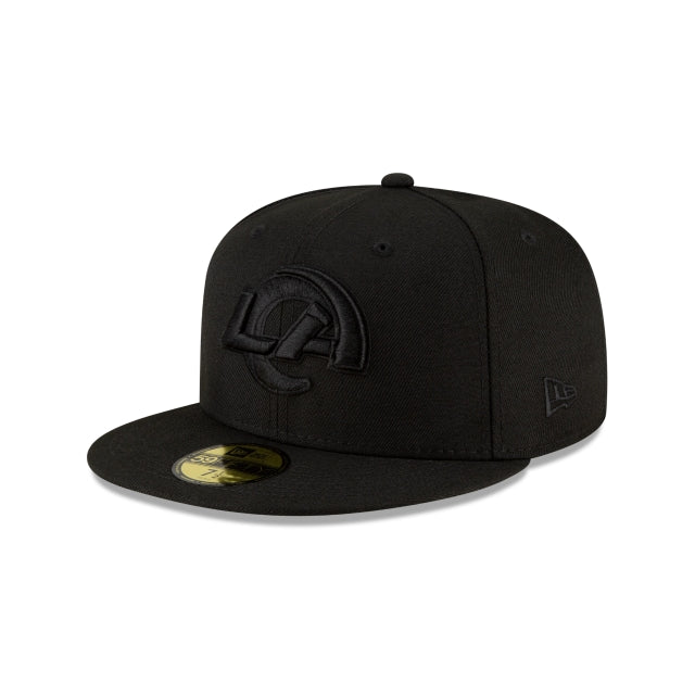 Los Angeles Rams Black On Black 59FIFTY Fitted Hat – New Era Cap