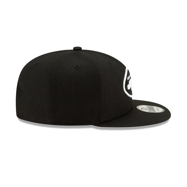 New York Jets Black and White 9FIFTY Snapback Hat – New Era Cap