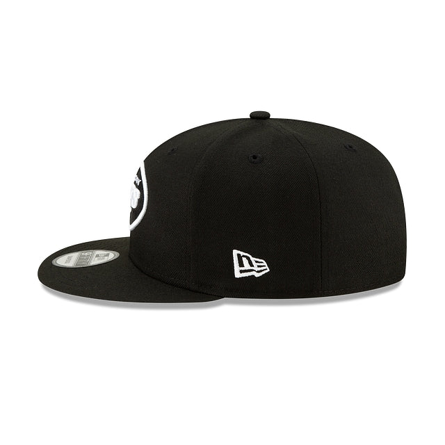 New York Jets Black and White 9FIFTY Snapback Hat – New Era Cap